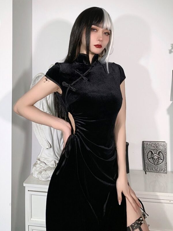 Gothic Emo Ballkleid