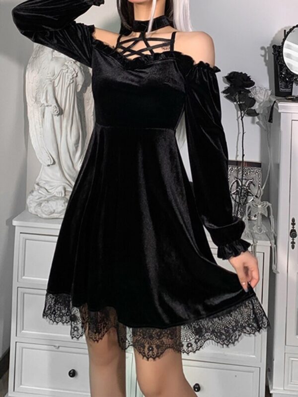 Niedliches Emo Ballkleid