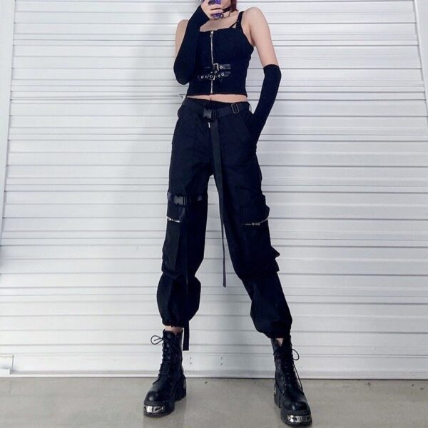 Cargo emo goth pants Frauen