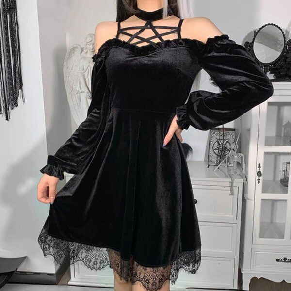 Niedliches Emo Ballkleid