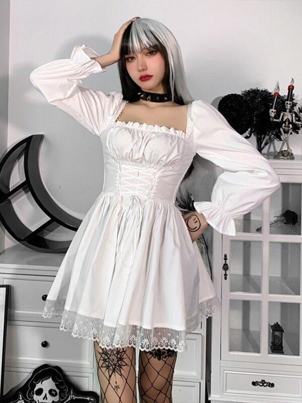 Emo corset dress