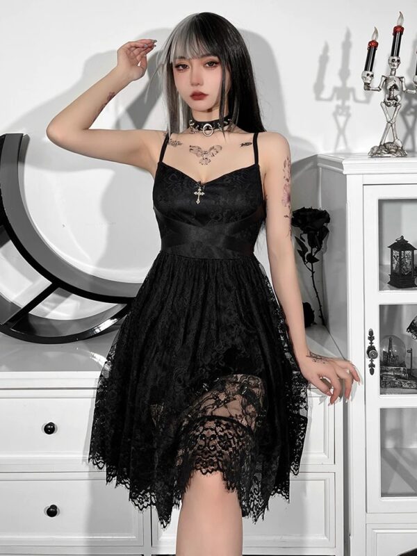 Emo langes Ballkleid