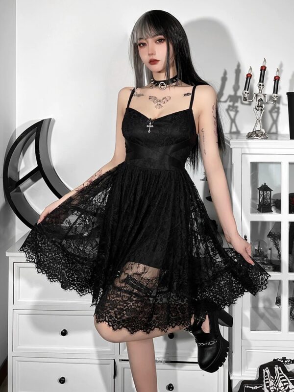 Emo langes Ballkleid