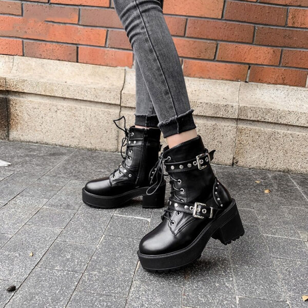 Punk-Emo-Stiefel