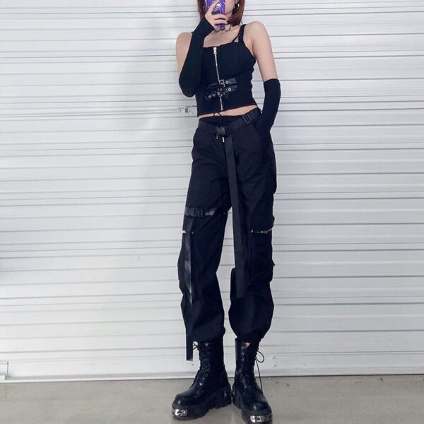 Cargo emo goth pants Frauen