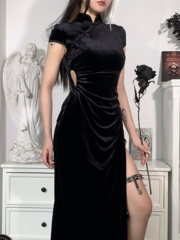 Gothic Emo Ballkleid