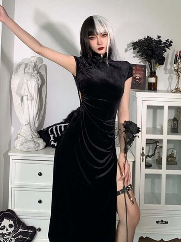 Gothic Emo Ballkleid