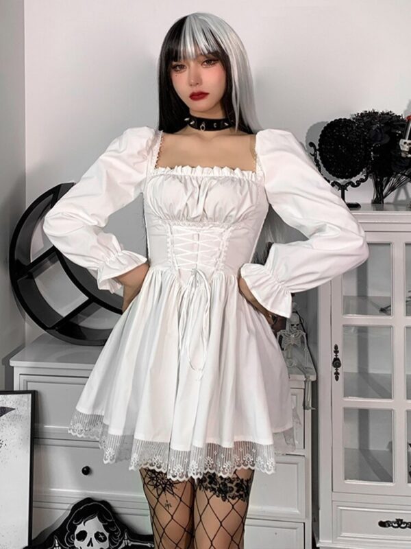 Emo corset dress