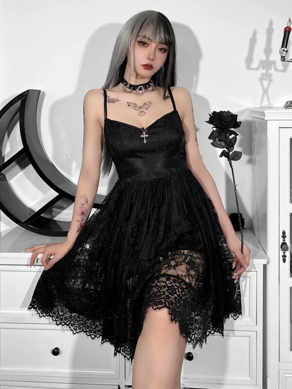 Emo langes Ballkleid