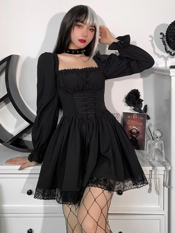 Emo corset dress